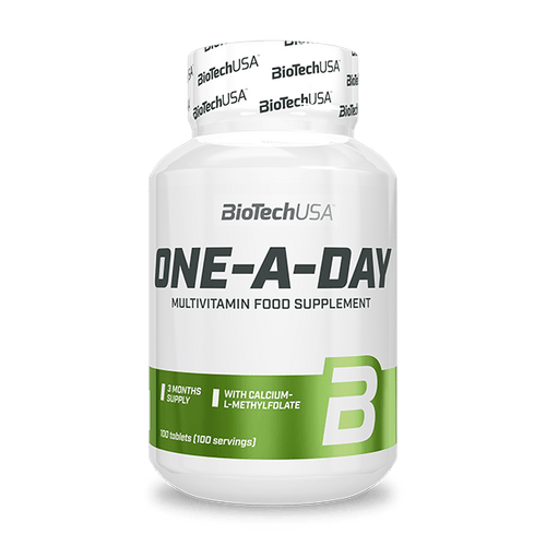 BioTechUSA One-A-Day – Multivitamines 100 Comprimés