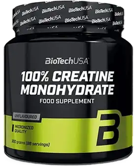 BioTechUSA 100% Creatine Monohydrate 300g – Créatine Micronisée