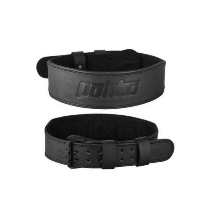 Pakka ceinture de musculation en cuir noir