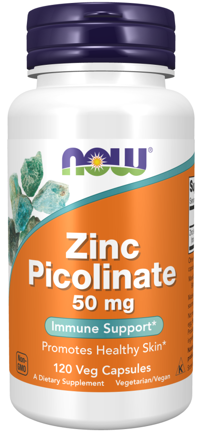 NOW Foods Zinc Picolinate 50 mg 120 gélules