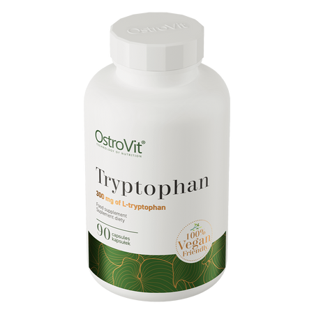 OstroVit Tryptophane VEGE 90 gélules – étiquette