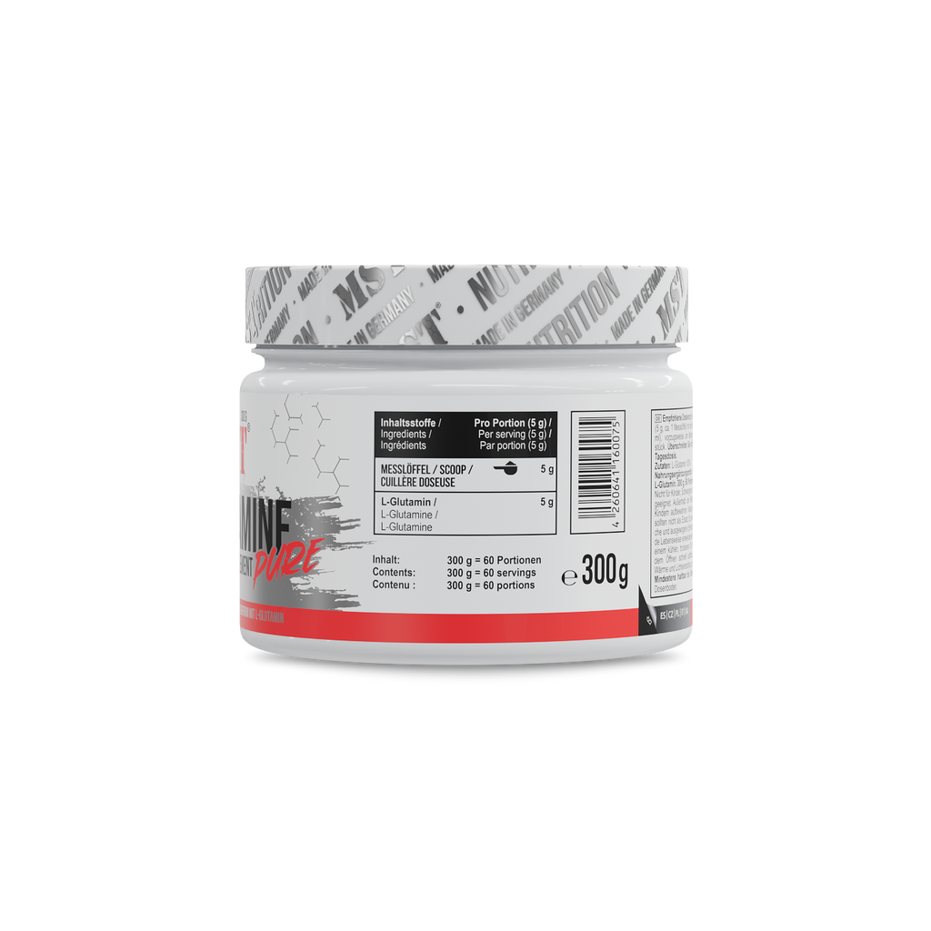 MST L-Glutamine 300g – dos du pot
