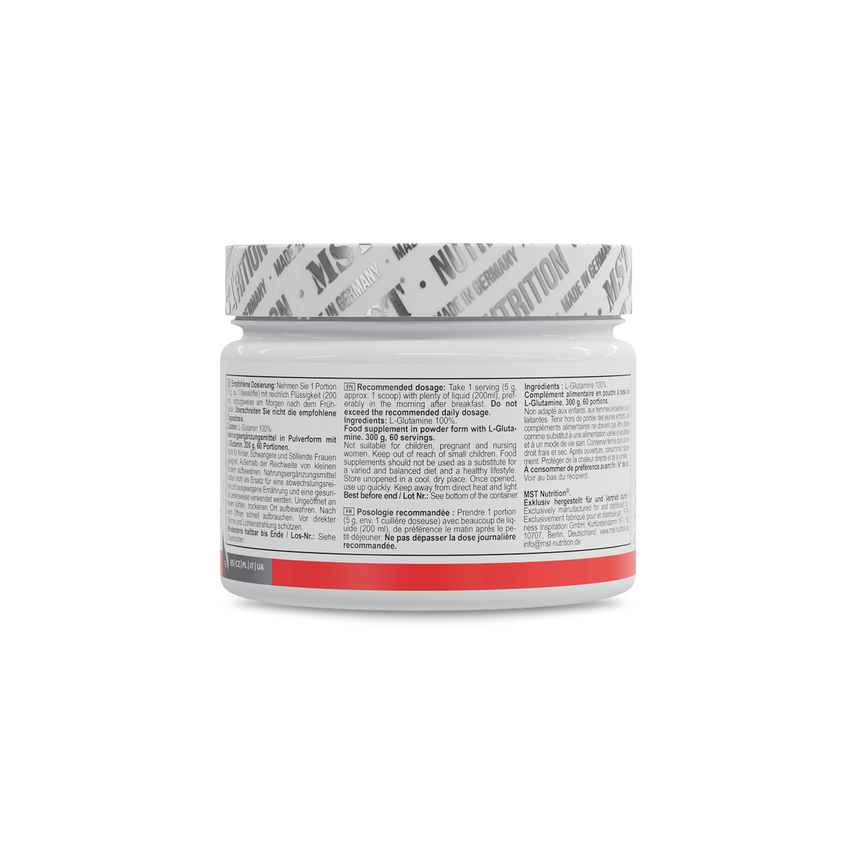 MST L-Glutamine 300g – informations