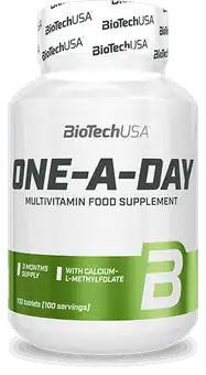 BioTechUSA One-A-Day – Multivitamines 100 Comprimés